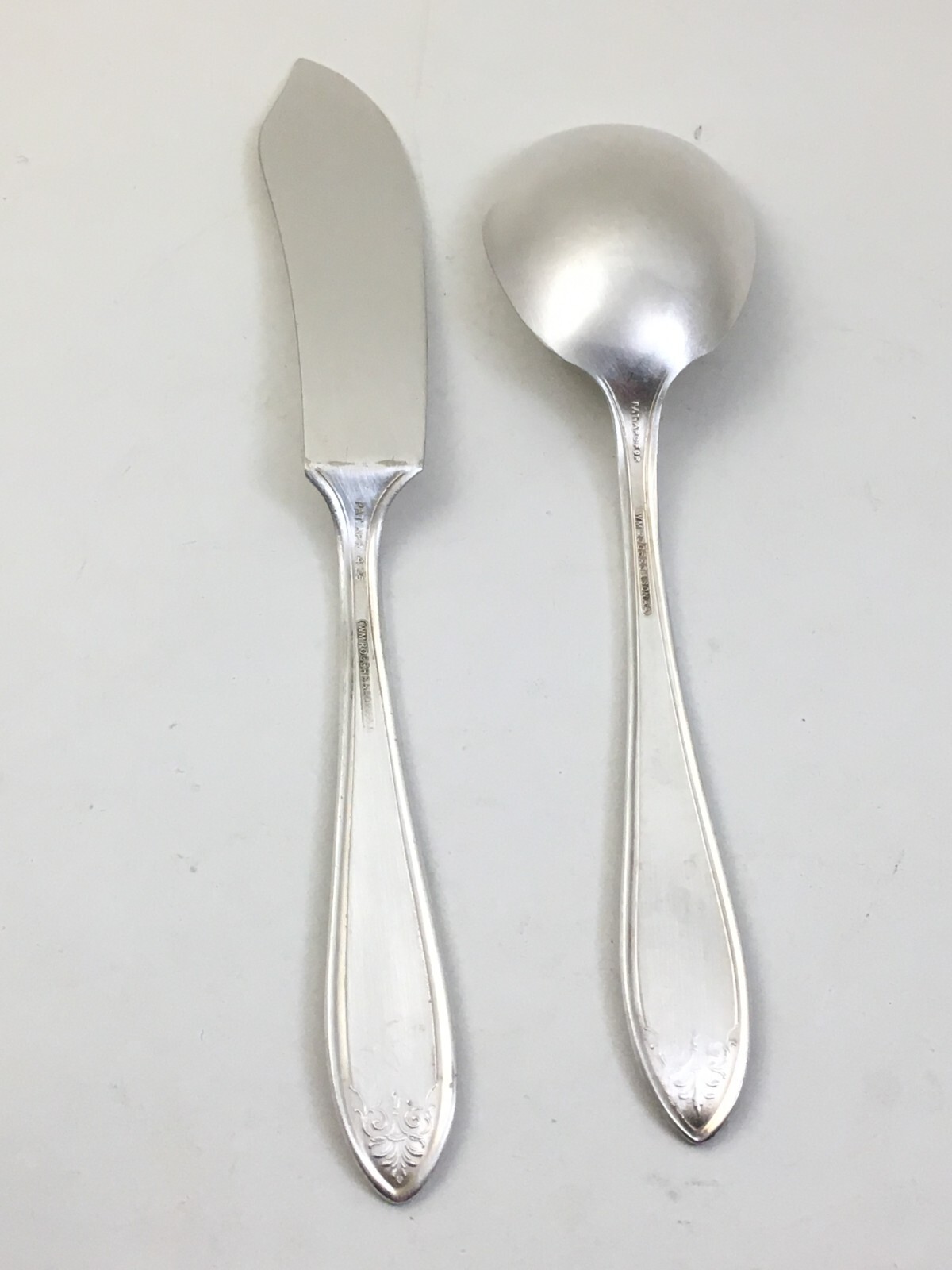 Rogers International Silver TRIUMPH 1925 Silverplate Sugar Spoon & Butter Knife
