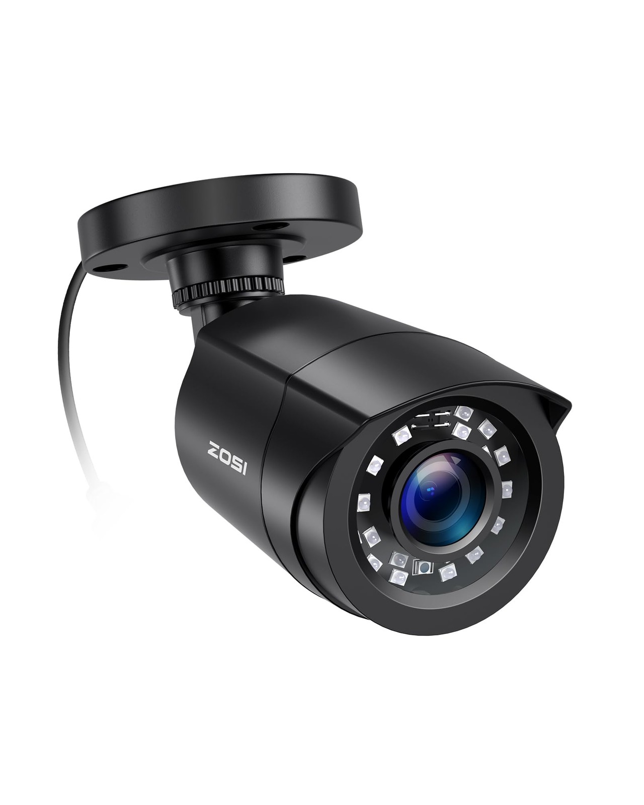 ZOSI 2.0MP 1080p 1920TVL Outdoor Indoor Security Wired-1Cam, Wired-1Cam
