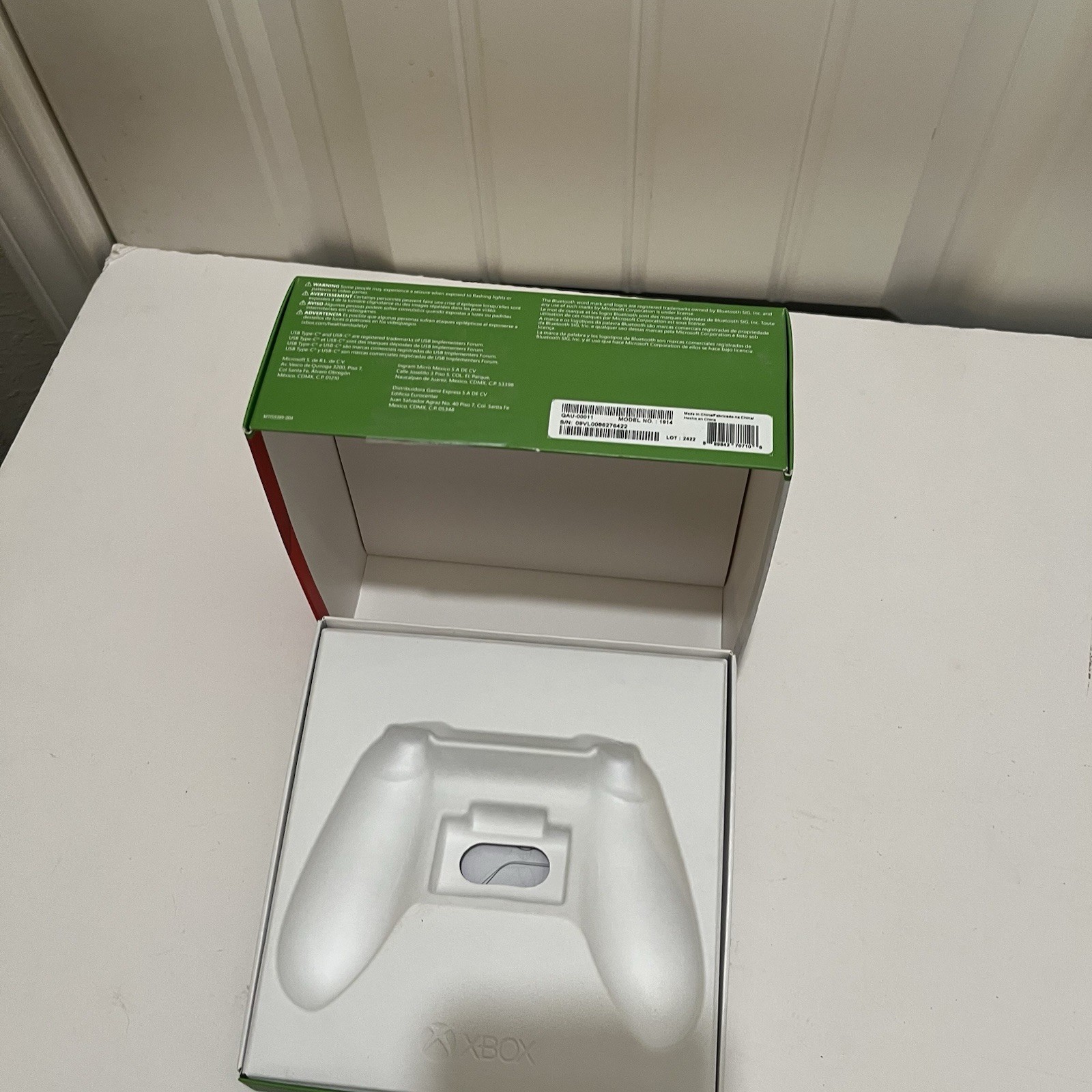 XBOX Pulse Red Wireless Gaming Controller EMPTY BOX BOX ONLY