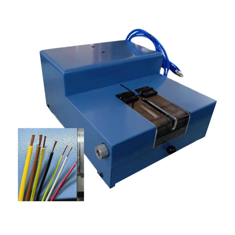 Square Pure Pneumatic Stripping Machine, Stripping Length 2-50mm Multi-core