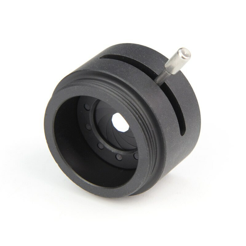 1PC Adjustable Aperture 1-12mm Iris Diaphragm C to CS Camera Lens Adapter Ring