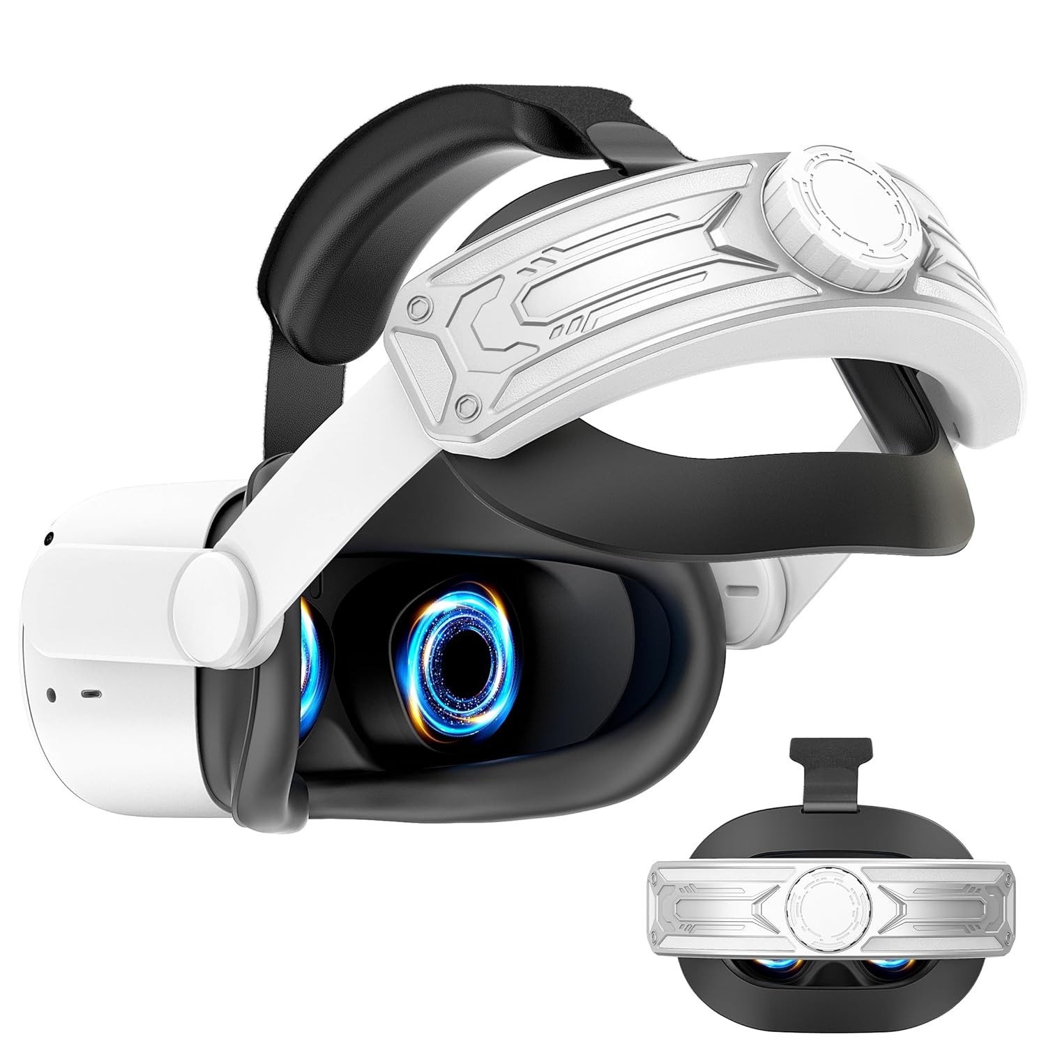 Adjustable Head Strap for Meta Quest 2 Soft Sponge VR Replacement Headband