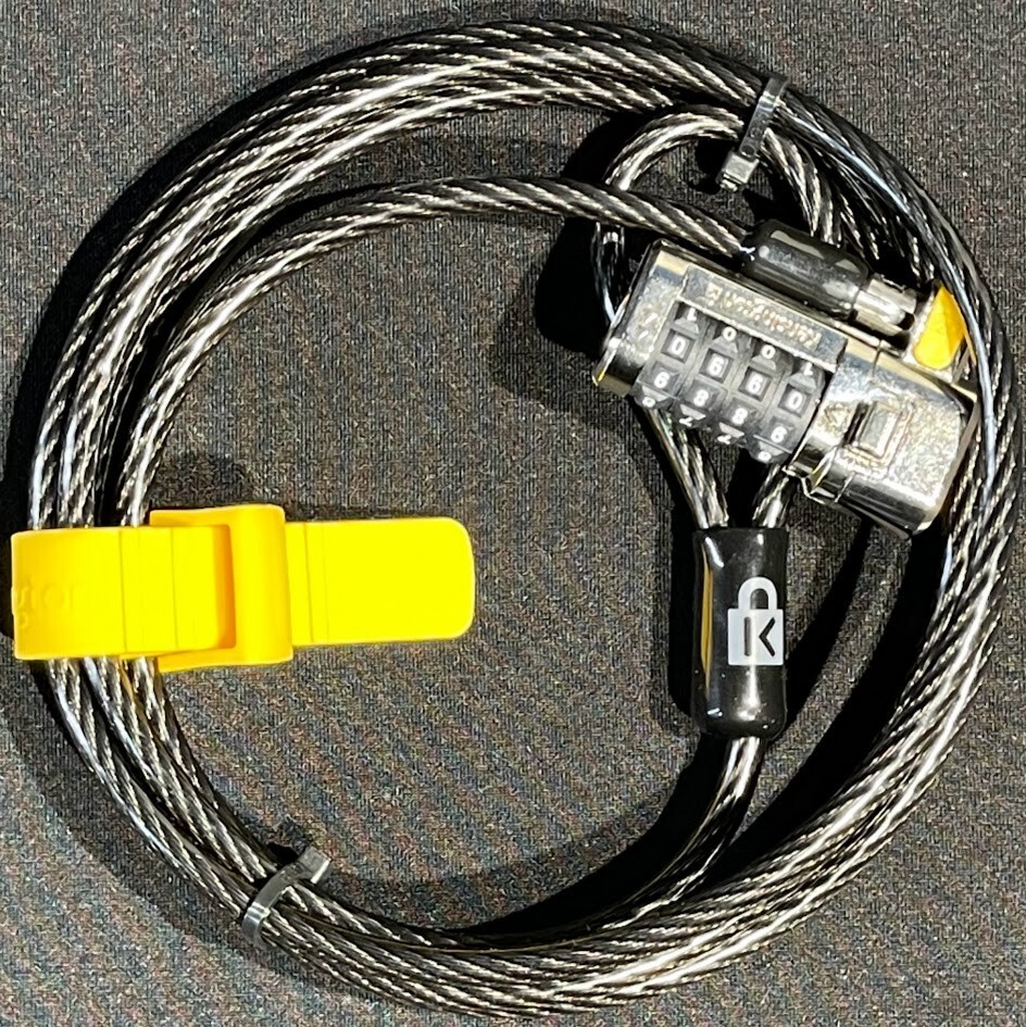 Kensington ClickSafe Master Coded Combination Laptop Cable Lock / K64679US