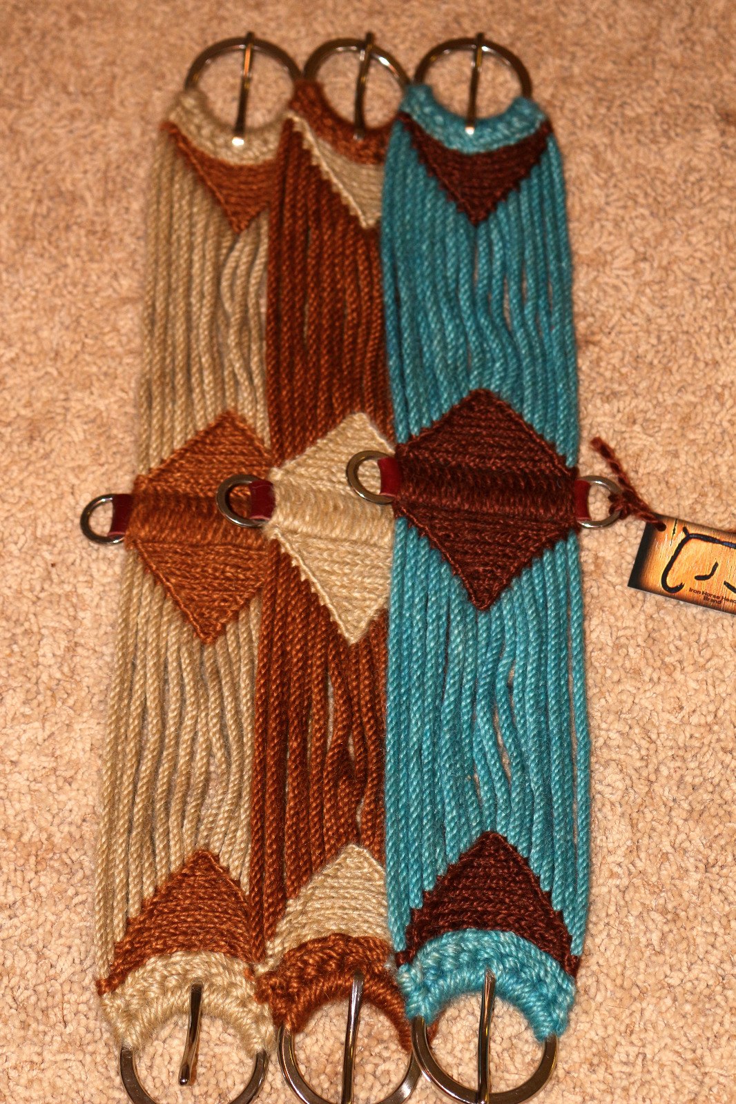 CINCH ~ GIRTH ~ CUSTOM~ Handmade 100% Mohair