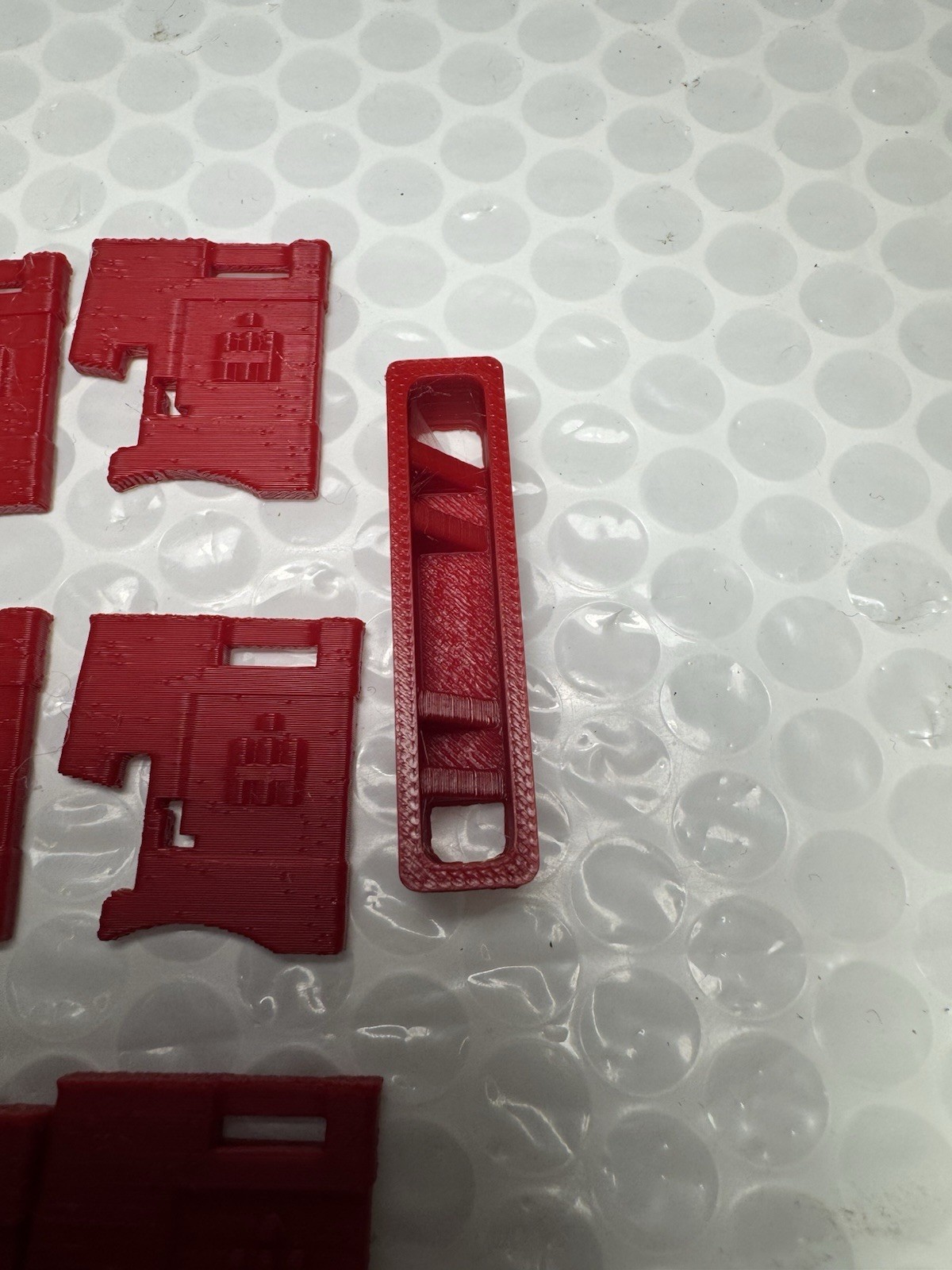 Custom Red Farmall international 3D printed front weights Bracket