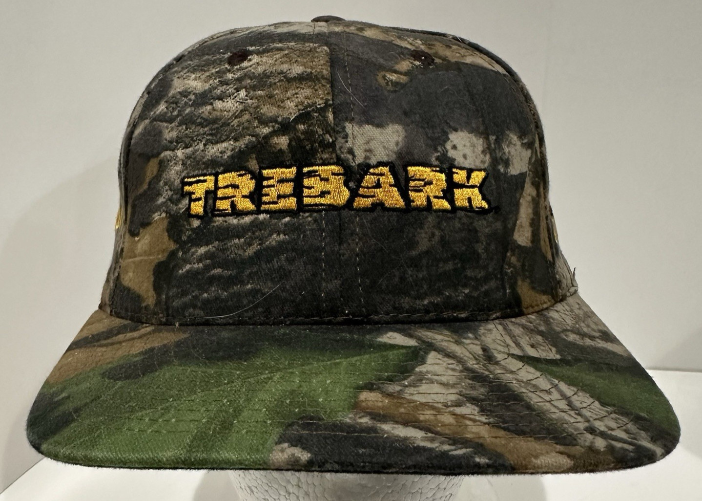 Vtg. Trebark Camo Cap Hat Kansas Governor's One Shot Turkey Hunt 2001  Snapback