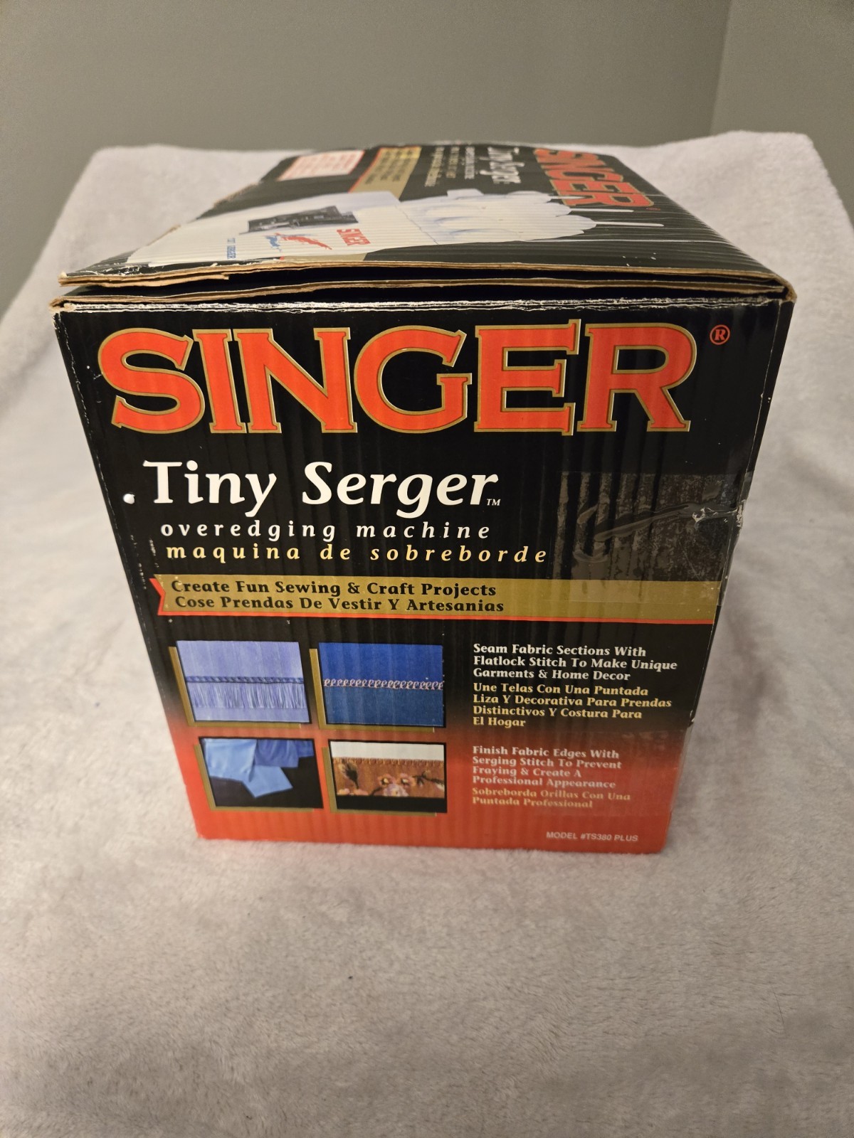 Singer Tiny Serger Model #TS380 PLUS NEW Open Box