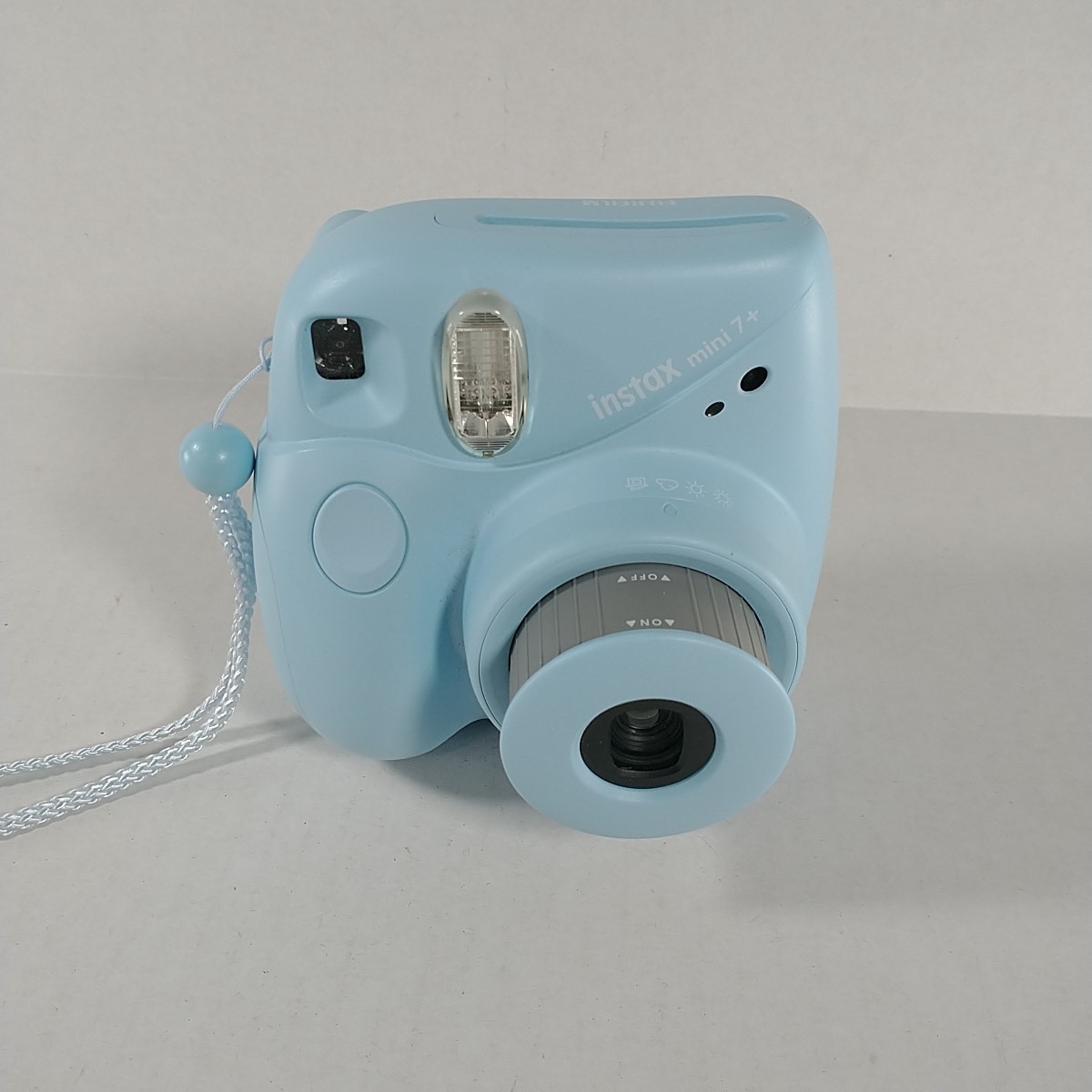 Fujifilm Instax Mini 7+ Instant Camera Blue With Case & Instructions Tested