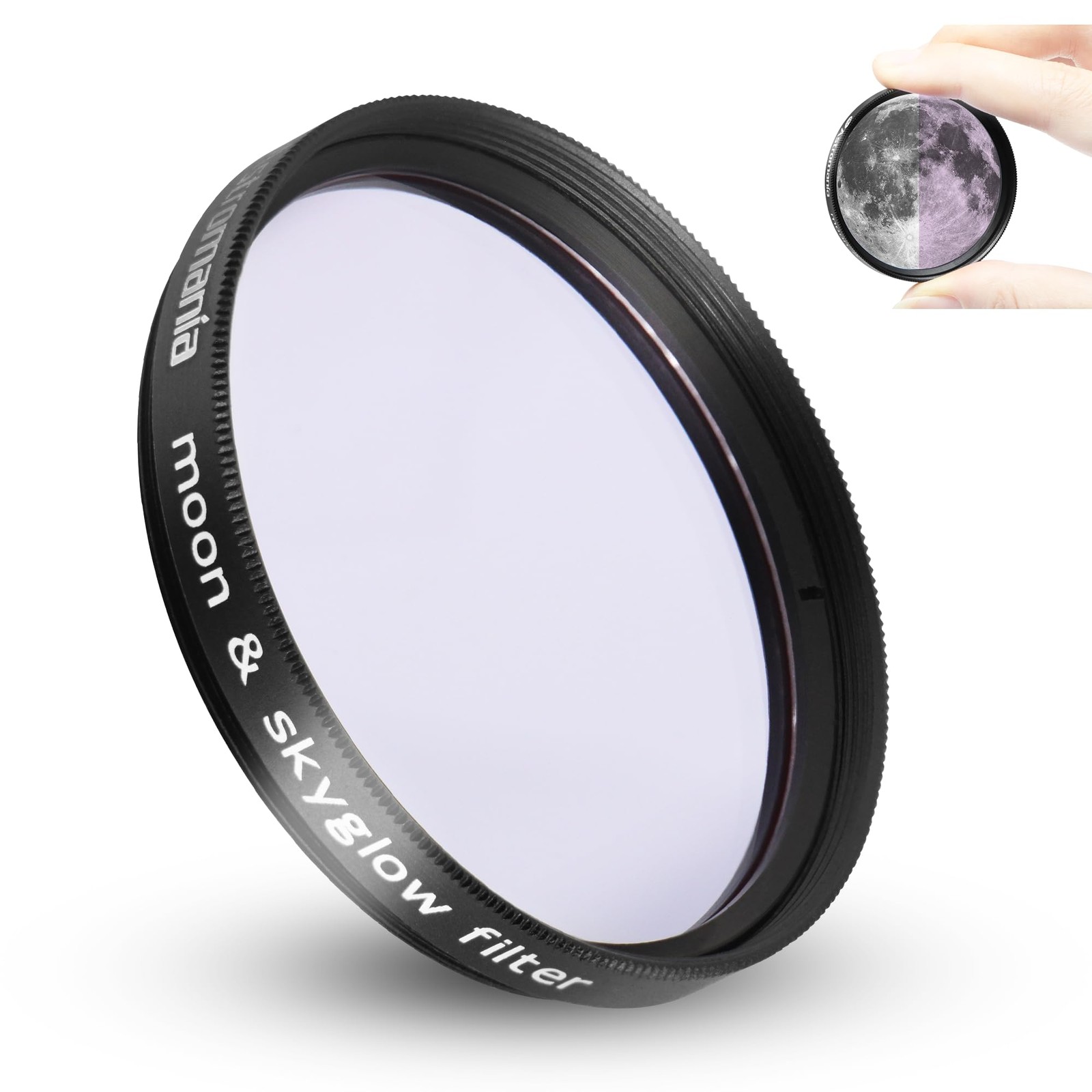 Astromania Telescope Moon Filter 2 Inch, Moon Skyglow Filter Reduces Moon Gla...
