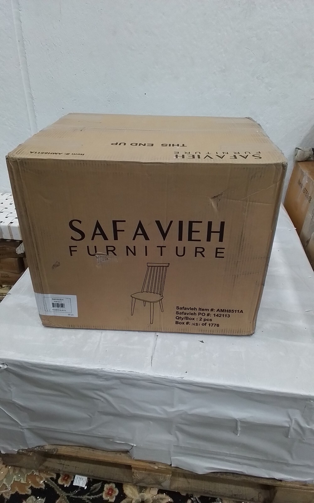 Safavieh BURRIS SIDE CHAIR, Reduced Price 2172744497 AMH8511A