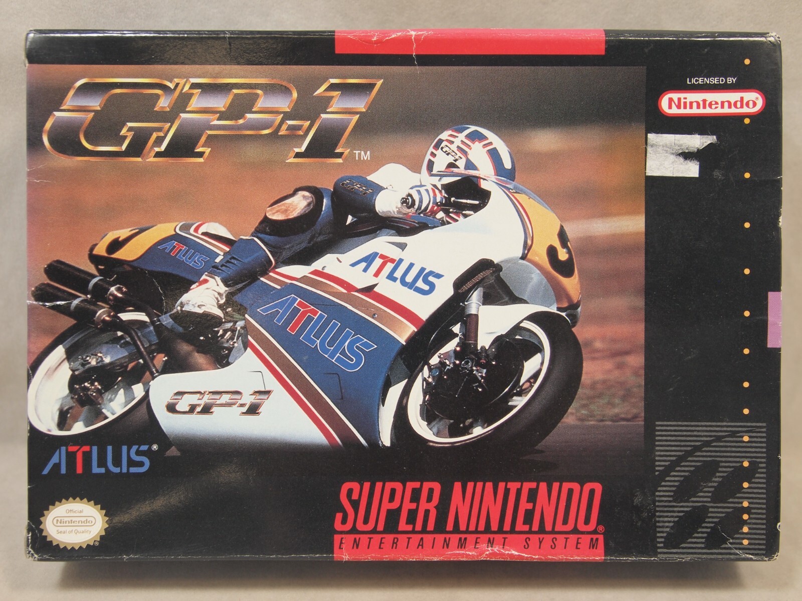 GP-1 (Super Nintendo | SNES) Authentic BOX ONLY