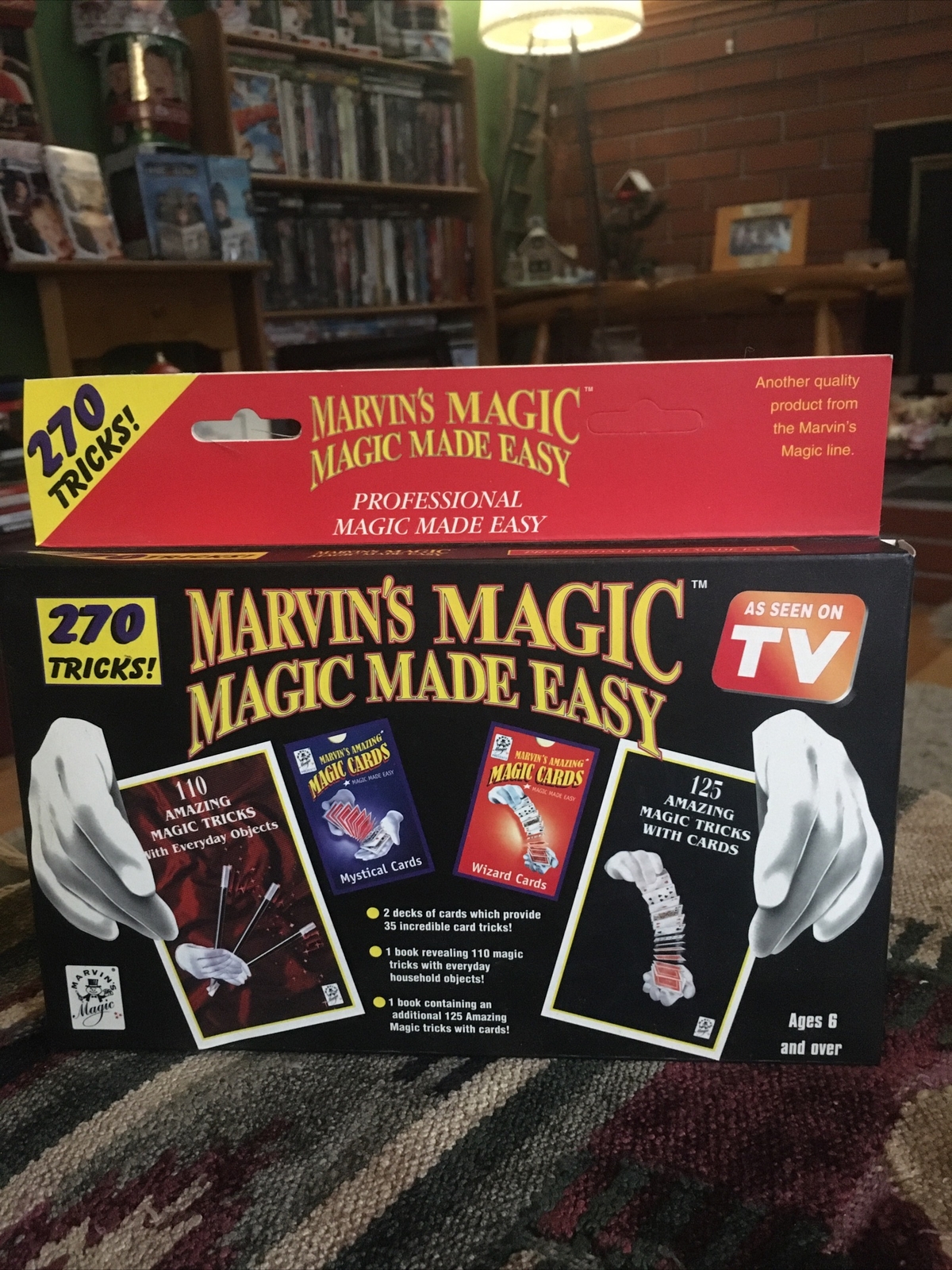 Vintage Marvin's Magic Set Professional Magic Made Easy - 270 Tricks Free Ship!!