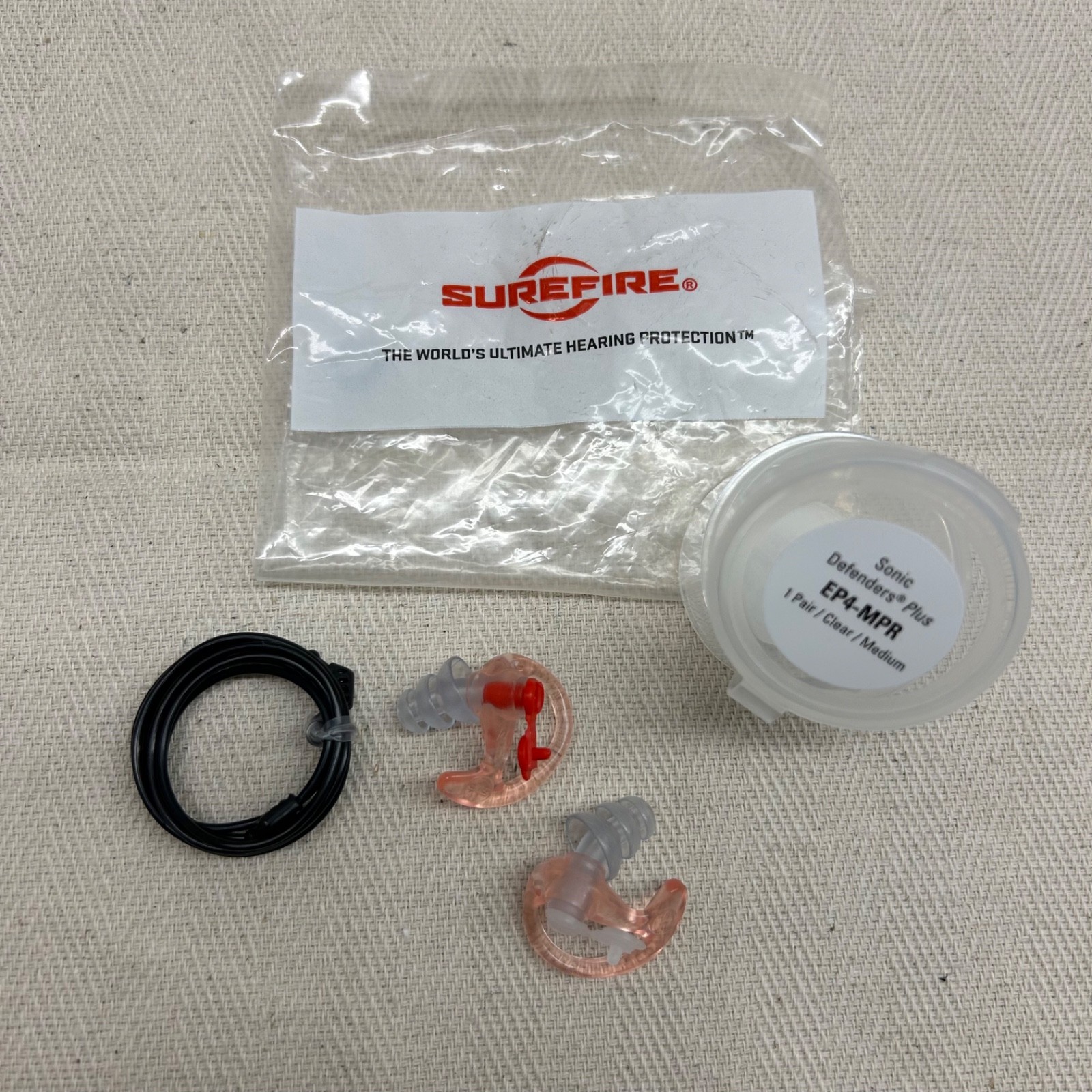 SUREFIRE EAR PLUGS  - Small , Sonic Defender Protection Noise Reduction NEW EP4