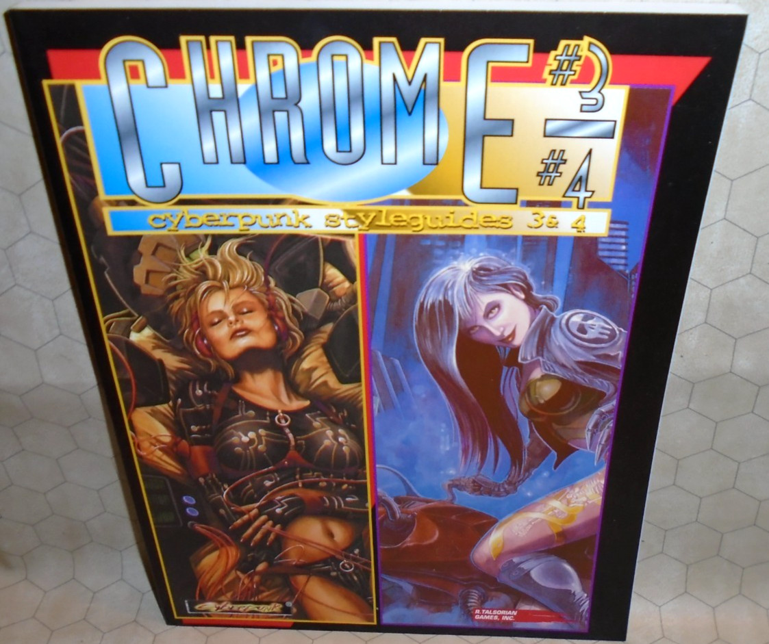 Cyberpunk Chrome #3 & #4 Style Guides Compilation Book - R. Talsorian RPG