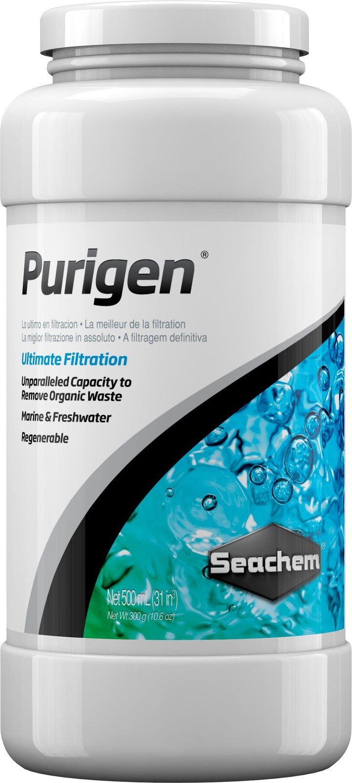 Seachem Purigen Organic Filtration Resin - Fresh and Saltwater 500 ml (116016308