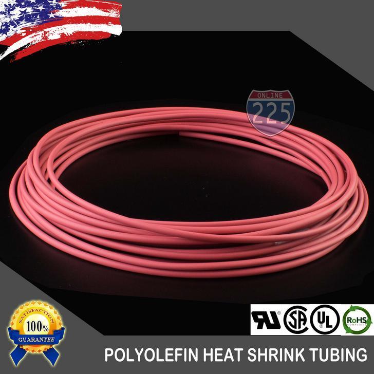 100 FT. 100' Feet Spool RED 1/8" Inch 3mm Polyolefin 2:1 Heat Shrink Tubing Tube