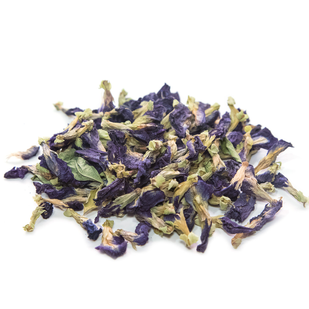 Butterfly Pea Flower India Organic Whole Dried Blue Tea Bulk