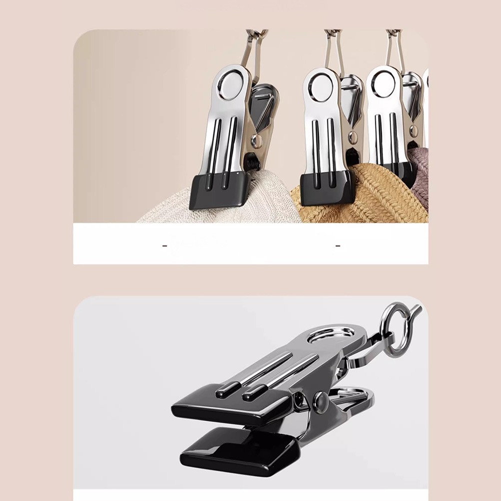 Hanging Closet Organizer with 12 Clips Suitable for Pants Skirts Belts and More