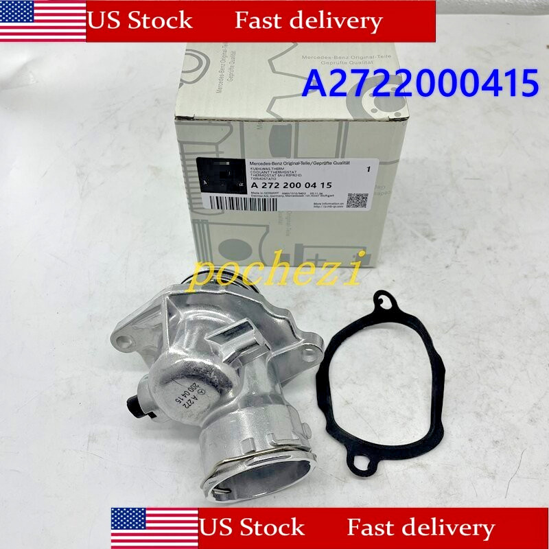 A2722000415 Engine Coolant Thermostat Assembly For Mercedes C300 C350 E350 ML350