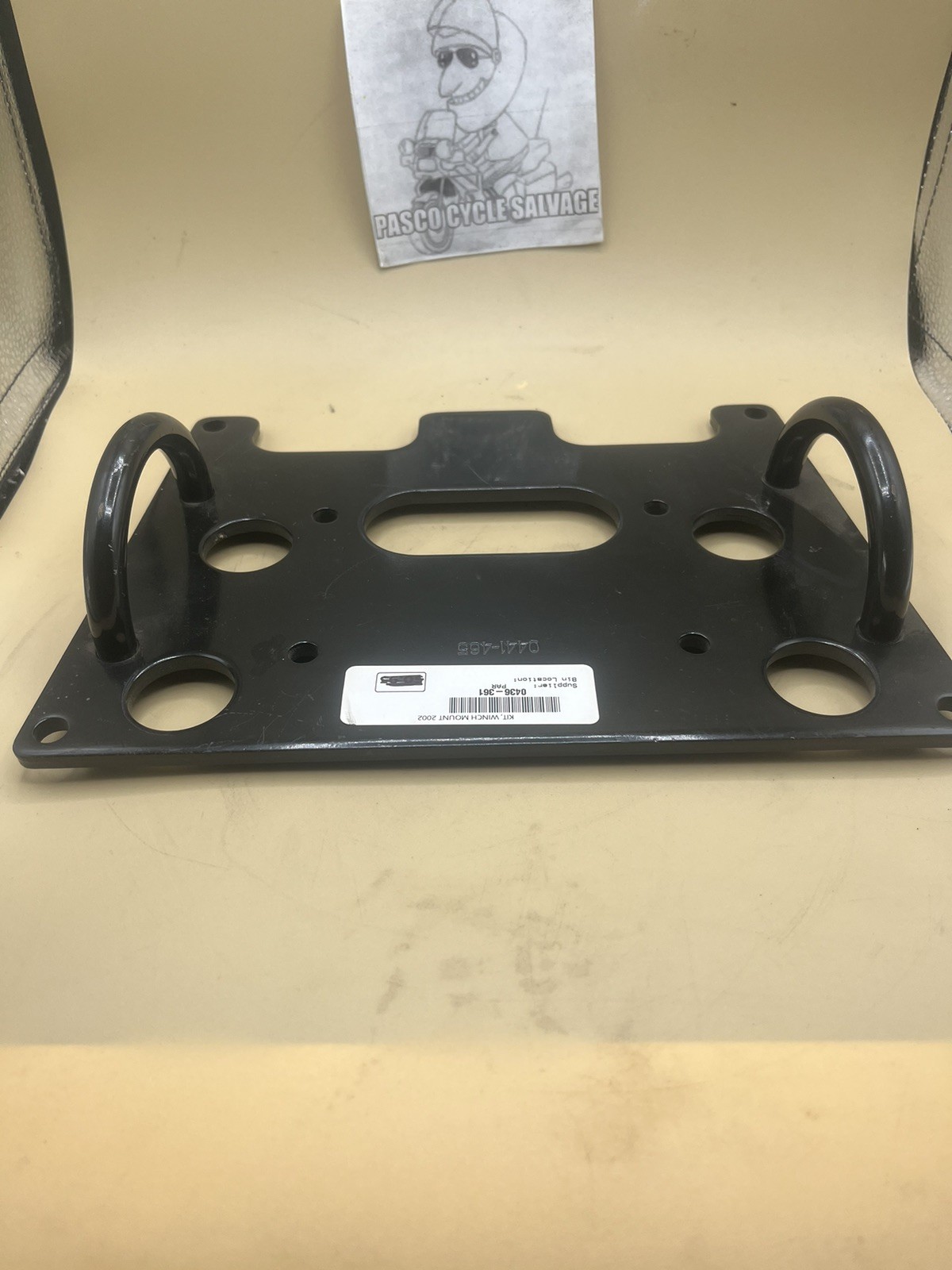 NOS- Arctic Cat Winch Mount Plate 0441-465