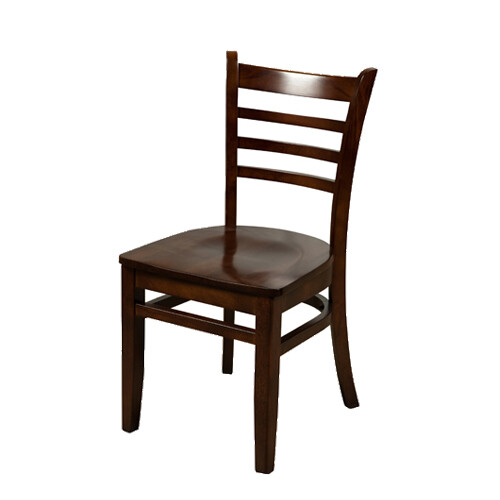 Oak Street Mfg. Oak Street Mfg WC101WA Ladderback Walnut All Wood
