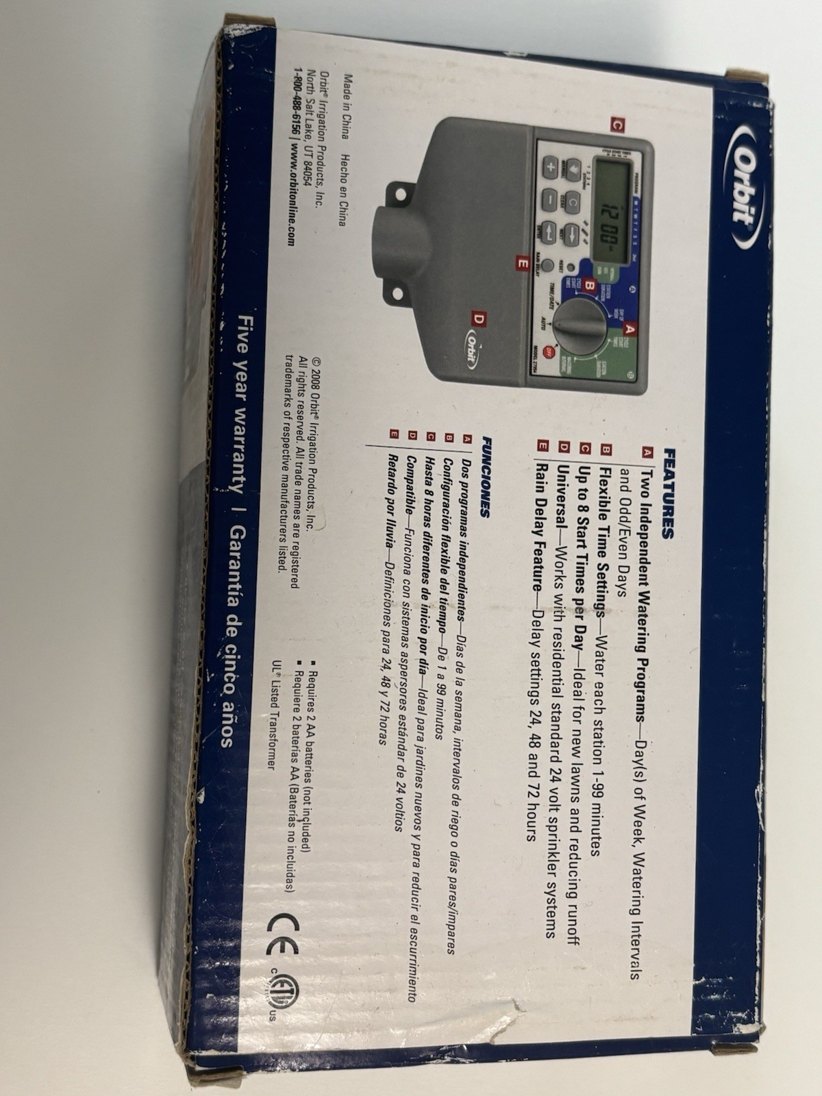 NEW! Orbit WaterMaster 6-Station Outdoor/Indoor Programable Sprinkler Timer