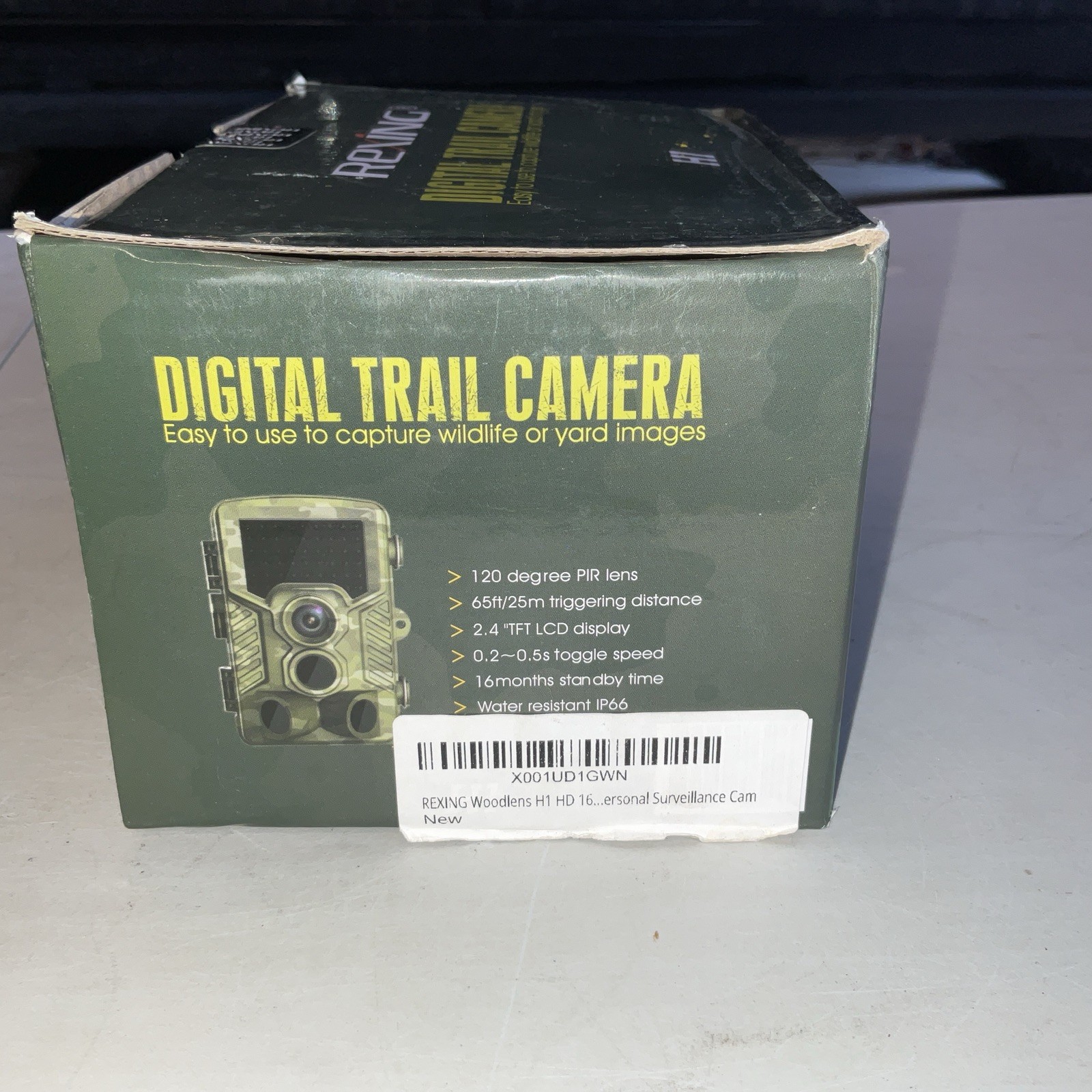 Rexing Woodlens H1 HD 16MP 1080P Hunting Digital Trail Surveillance Camera