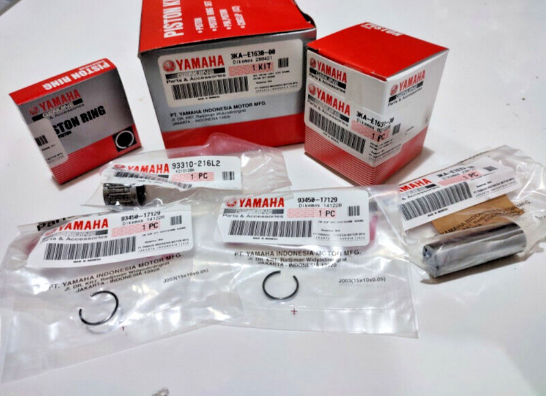 New Genuine Yamaha RXK RX135 RX King 135cc Piston Kit