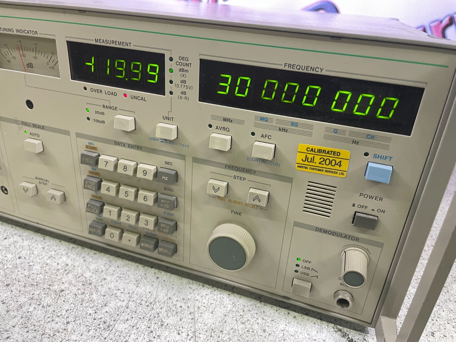 Anritsu ML422B Selective Level Meter
