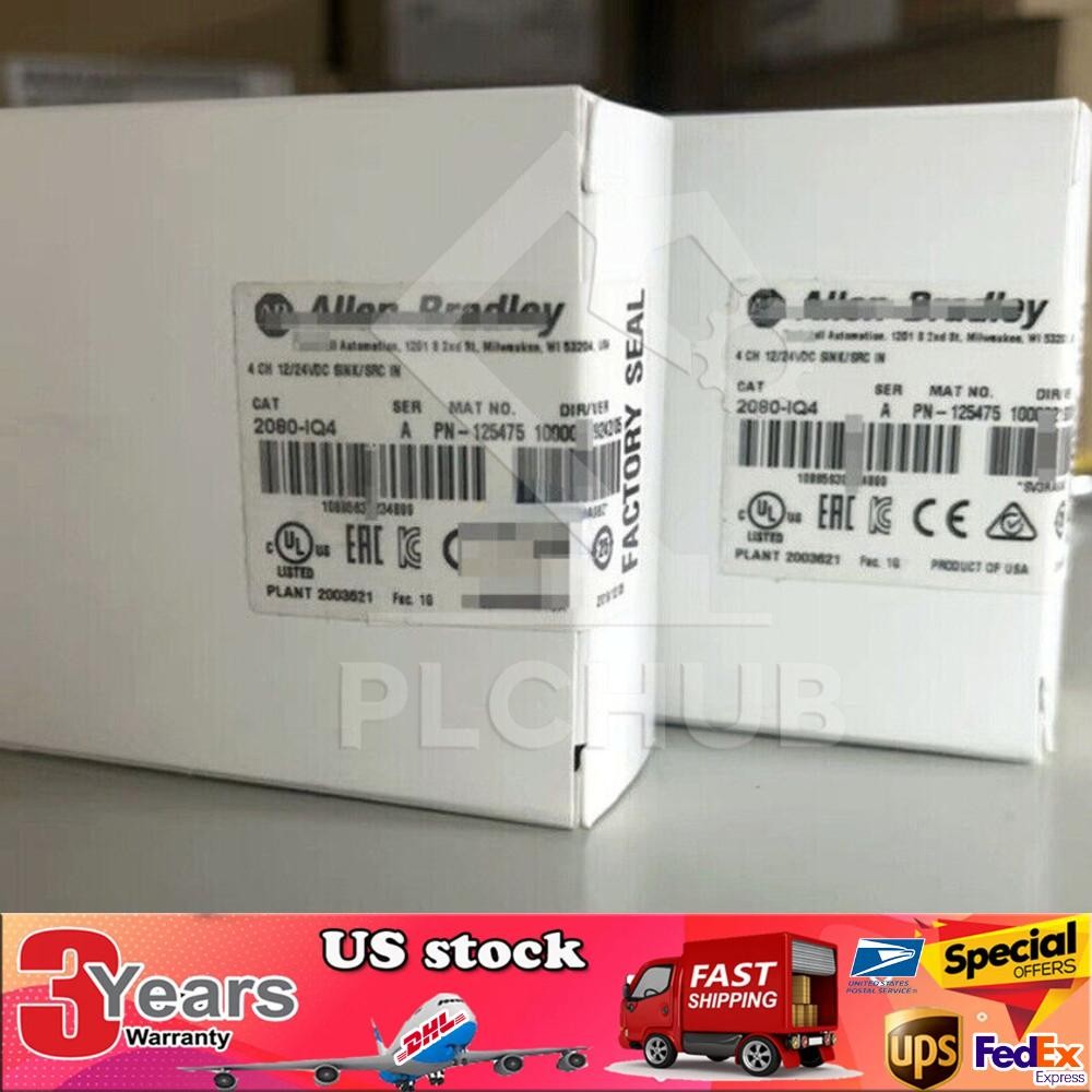 NEW ~ Allen-Bradley Factory   2080-IQ4 SERA Digital I/O Combo Module NEW