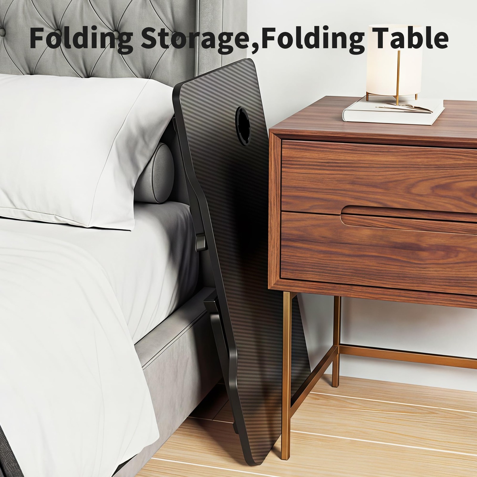 Lap Desk for Adults Portable Foldable Bed Desk Tray Table
