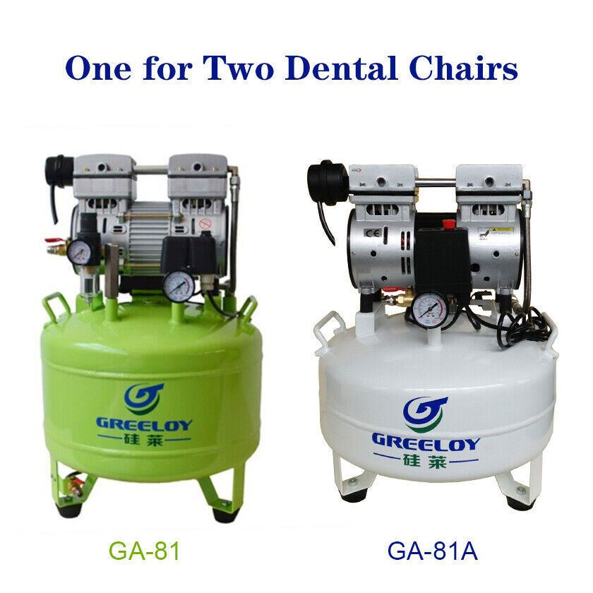 40L Dental Lab Medical Silent Quiet Oilless Air Compressor for Dental Chair Unit