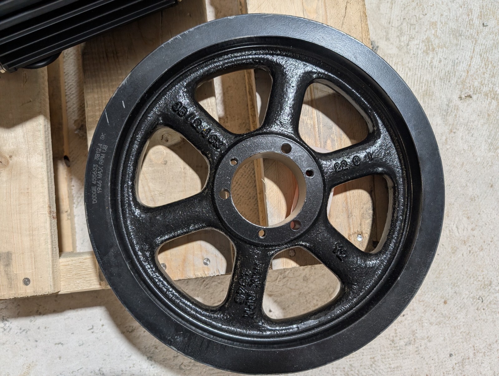 3B12.4 SK Dodge Sheave 455633 Fixed (X3G)