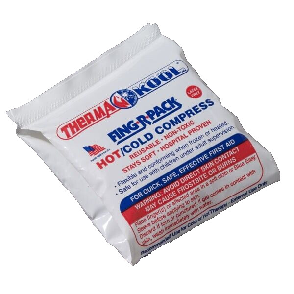 Therma Kool Fing-R-Pack 4" Reusable Hot/Cold Gel Compress Finger Pack