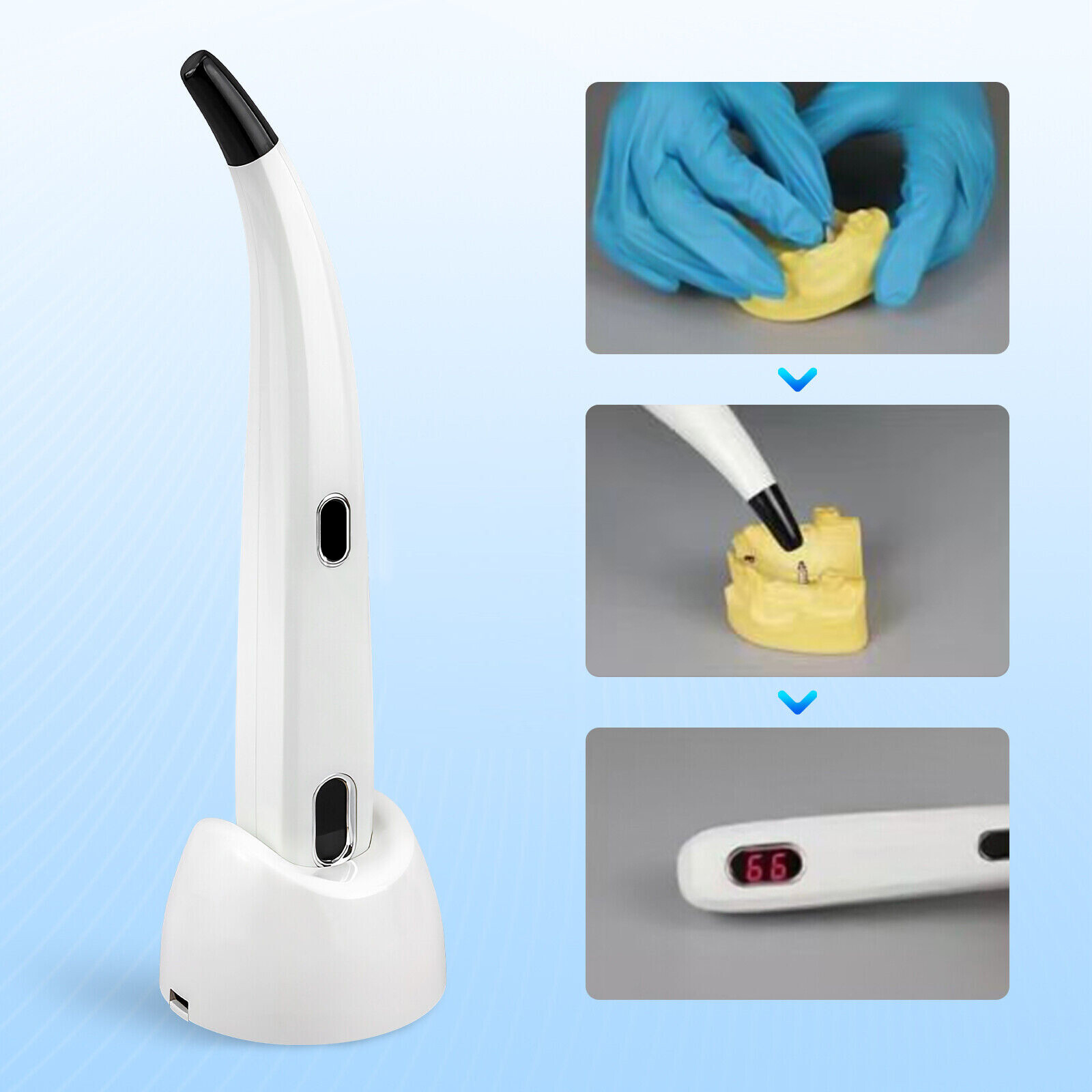 ISQ Osseointegration Inplant Stability Measurement System Meter Unit US Dental L