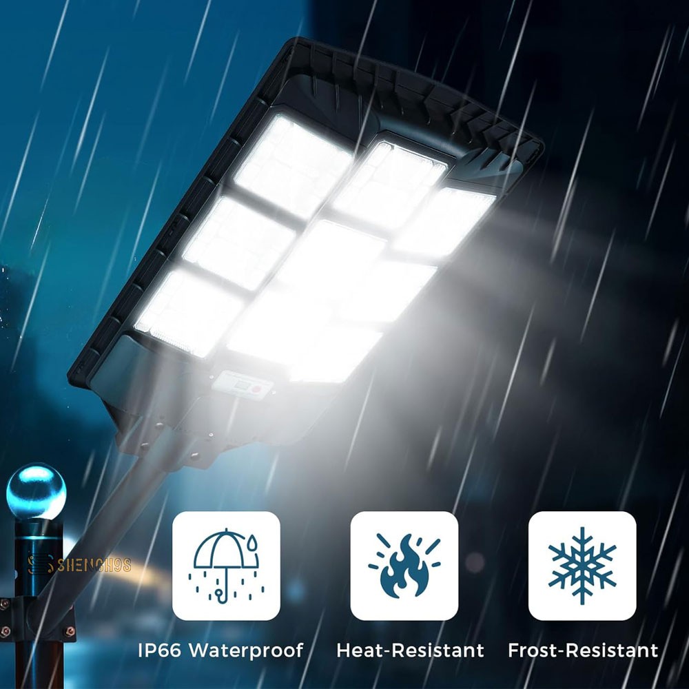 6000W Commercial Solar Street Lights LED Outdoor Dusk to Dawn Super Bright Lamp*