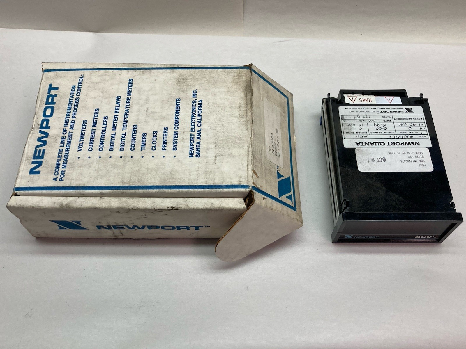 Newport,Q2020-FVR,Digital Panel Meter
