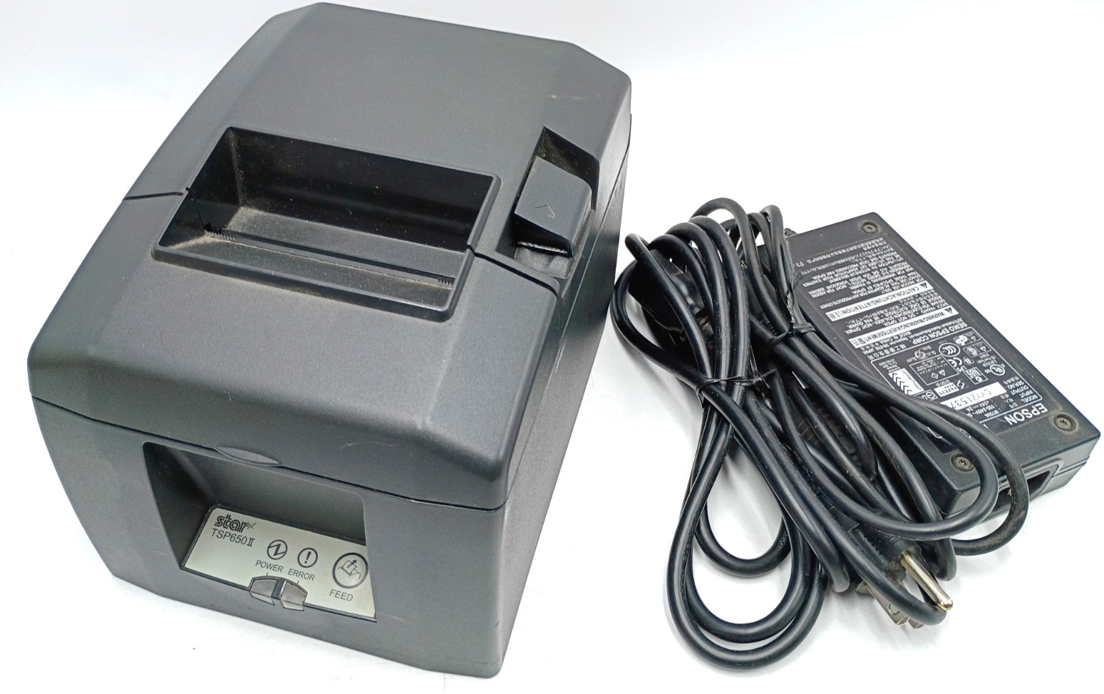 Star Micronics TSP650II, POS Ethernet Thermal Receipt Printer, with Power Cord