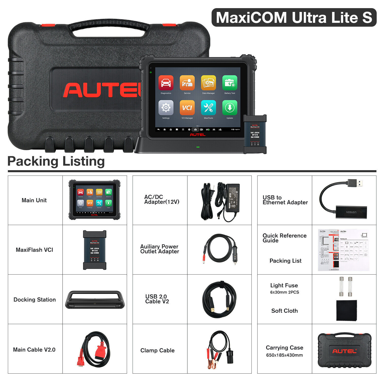 Autel MaxiCOM Ultra Lite Up MS909 2026 Top Diagnostic Scanner Topology Map 2.0