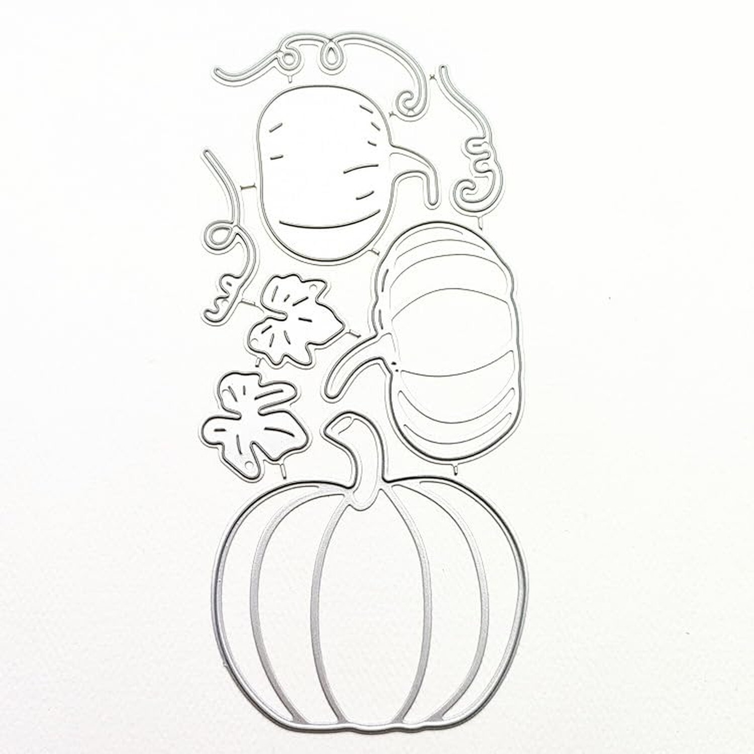 Pumpkin Cutting Dies,Metal Cutting Dies for Card Making Hello Happy Fall Word...