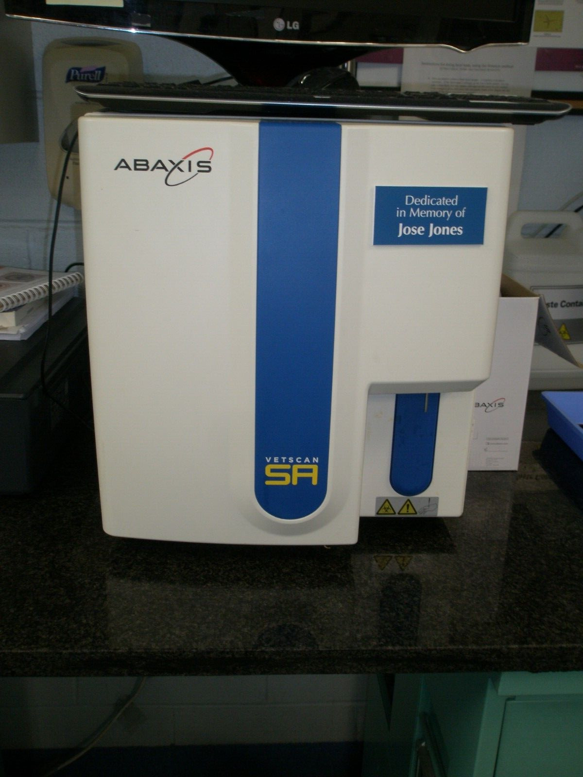 ABAXIS SA ANALYZER 1500-1000