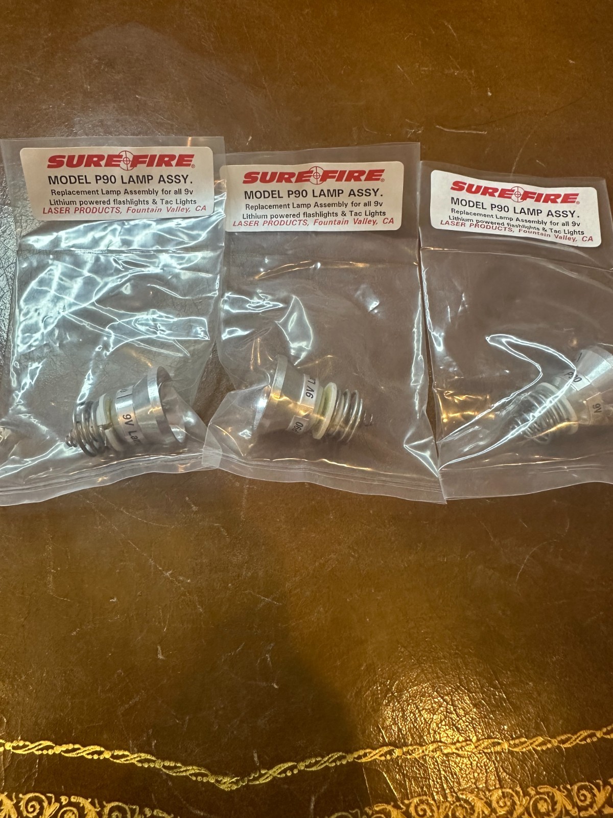 Surefire P90 Lamp Assembly 105 Lumen for use with C3 D3 Z3 Flashlights- New