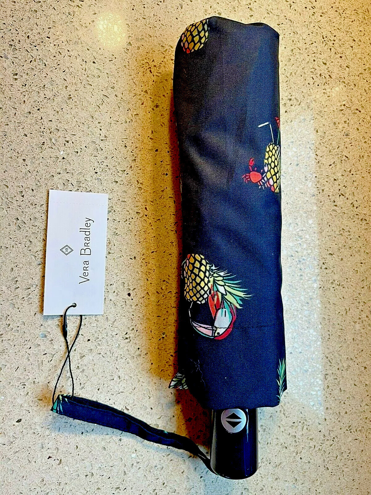 Vera Bradley Umbrella Open/Close in Toucan Party *retired pattern*