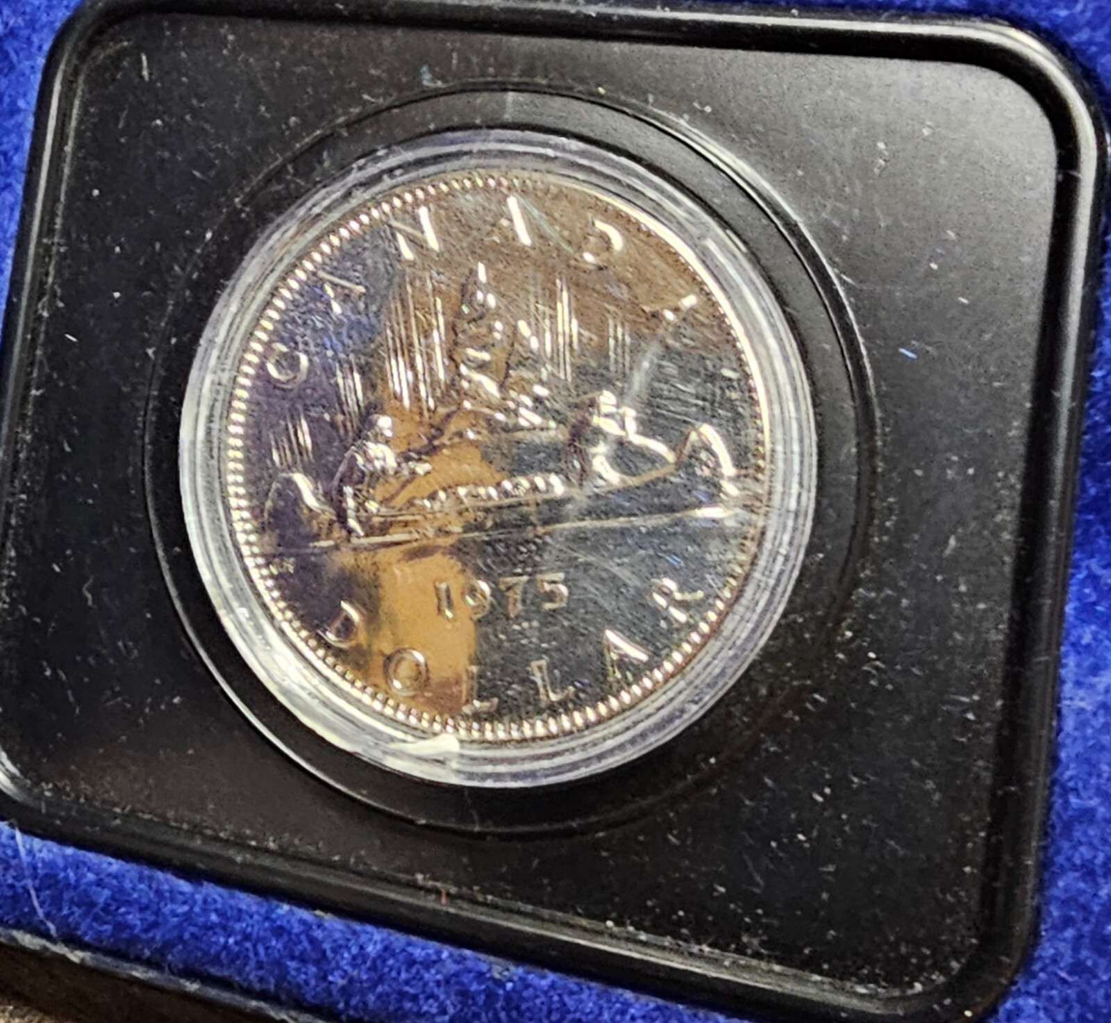 1971-1976 Canada Uncirculated Nickel Dollars 7 in their original mint case