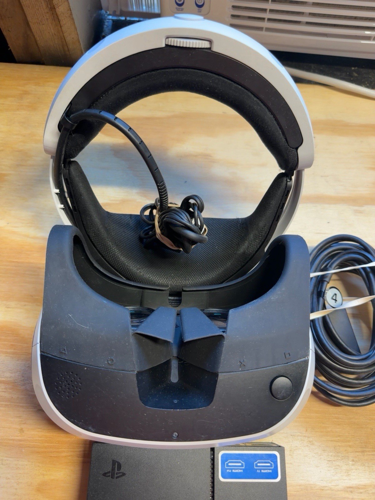Sony PlayStation PS VR CUH-ZVR1 PS4 Virtual Reality Bundle Untested AS-IS