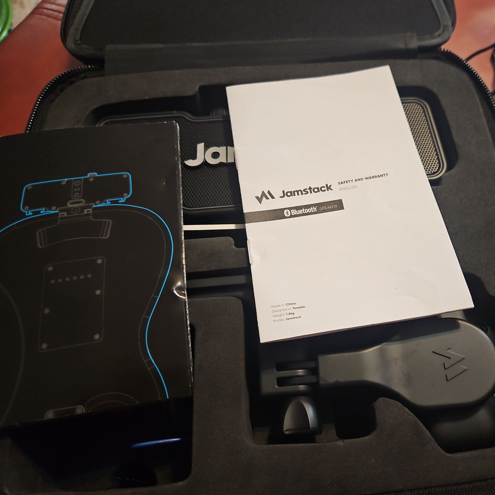 Jamstack Bluetooth Guitar Amplifier Case Included And Attachments