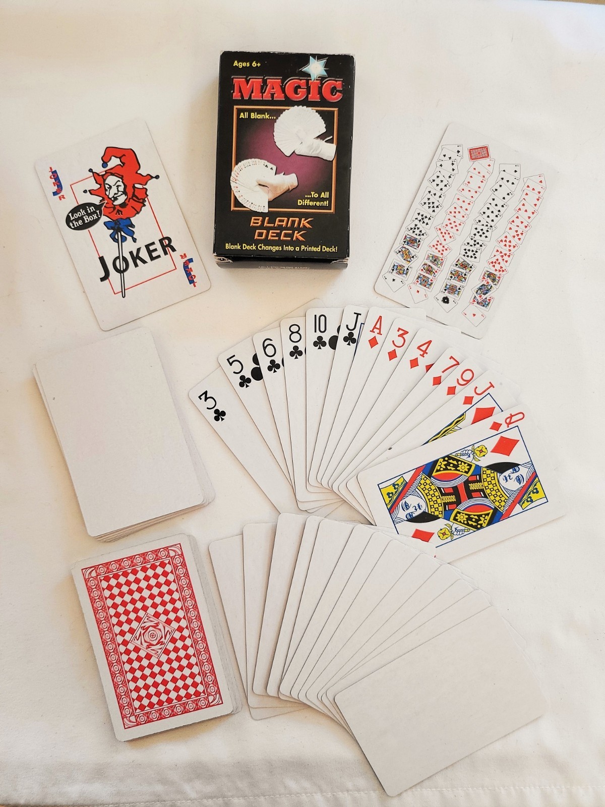 TRICK MAGIC CARDS - Two Sets...Marked & Tapered / Complete & w/instructions - VG