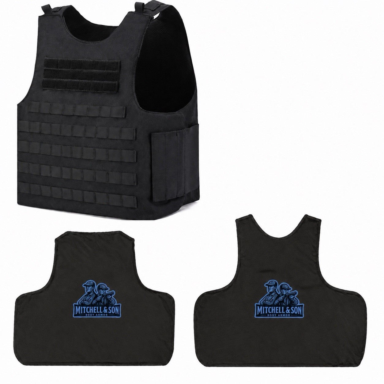 Bulletproof Vest Sentinel-X™ Level IIIA Full Coverage Body Armor  Every Day Duty