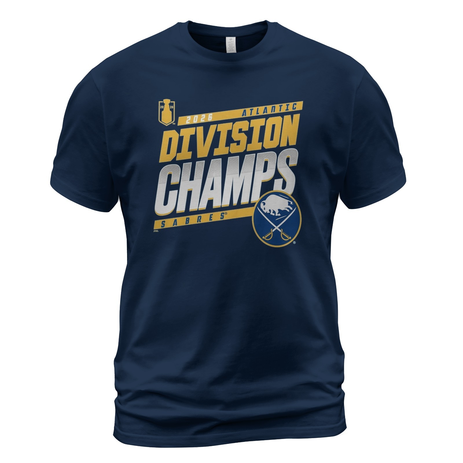 Men's Buffalo Sabres 2026 Atlantic Division Champions Shirt - Size S to 5XL
