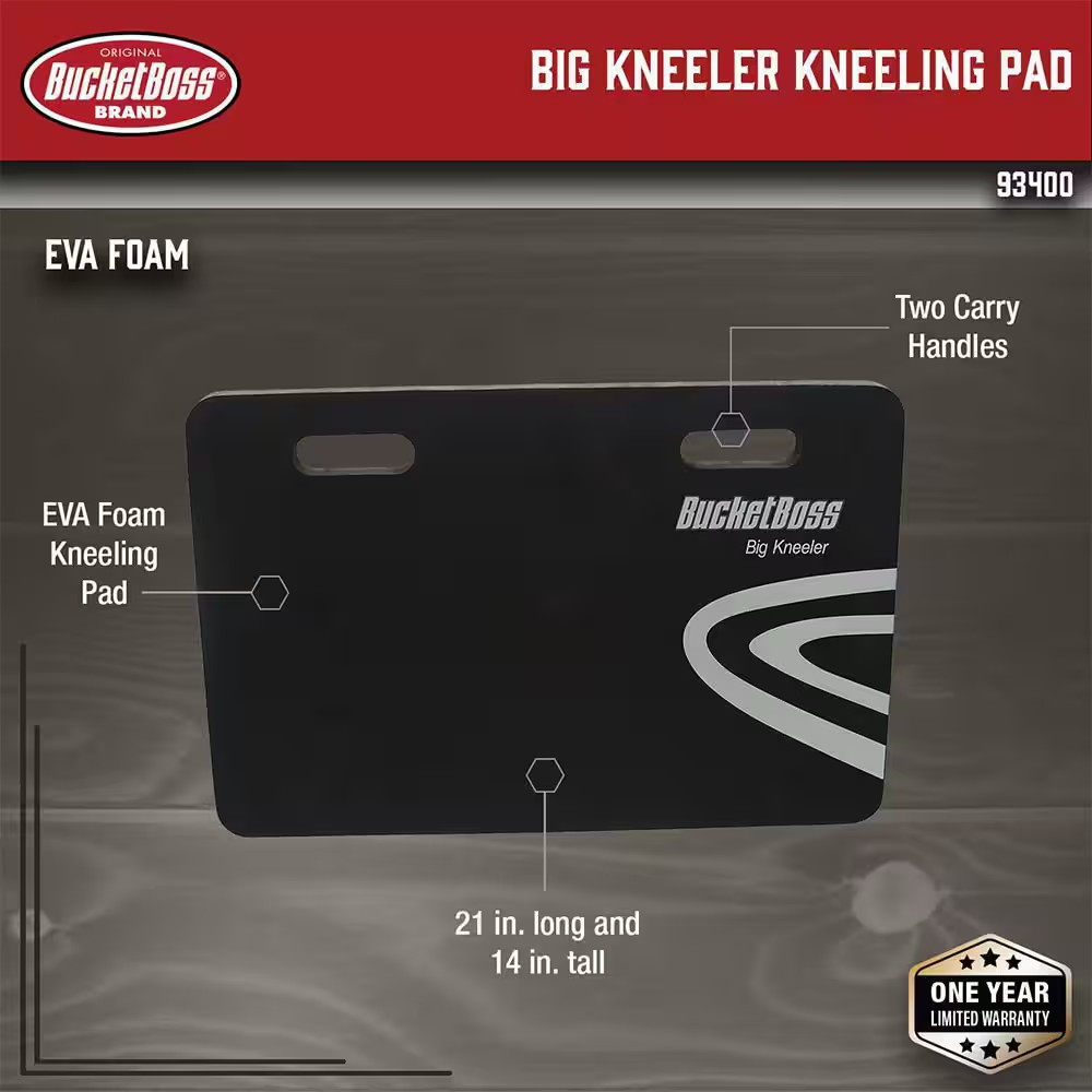 Big Kneeler Heavy-Duty Foam Work Knee Pads (1-Pack)